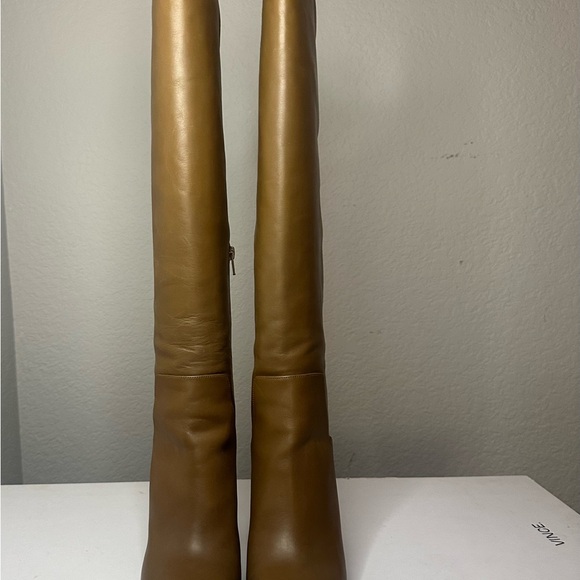 VINCE Over-the-Knee boots, cognac, size 9 - Picture 5 of 14
